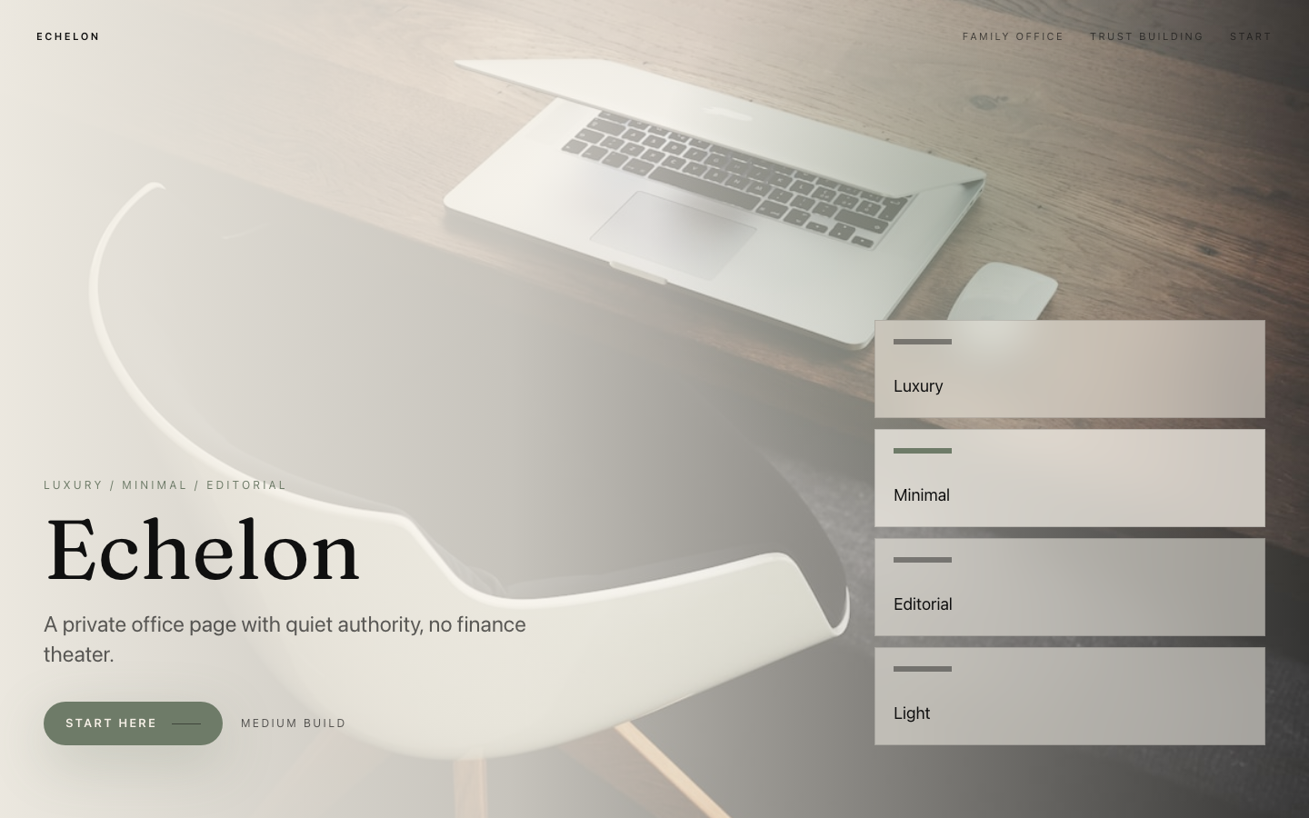 Echelon preview