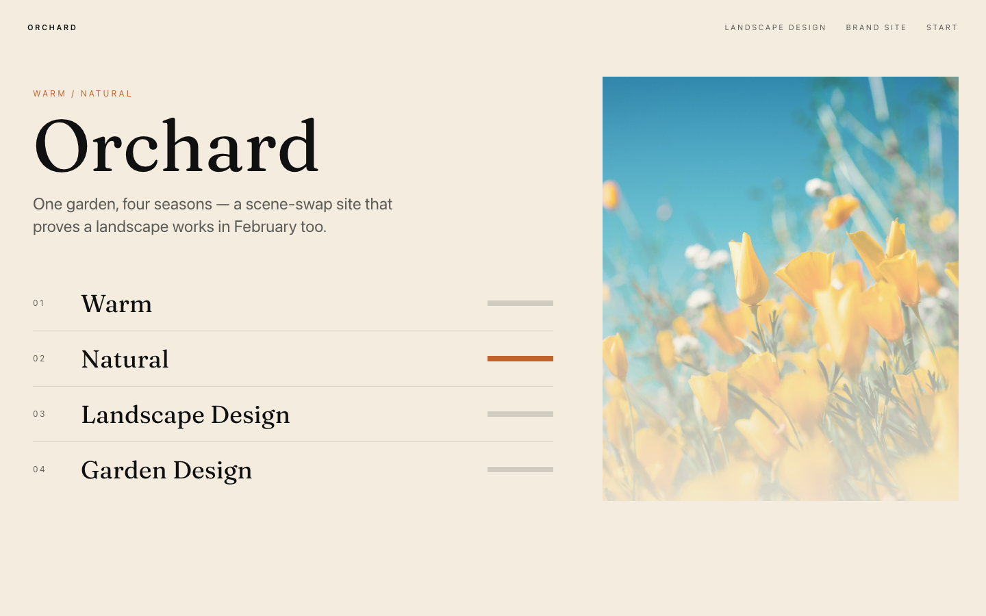 Orchard preview