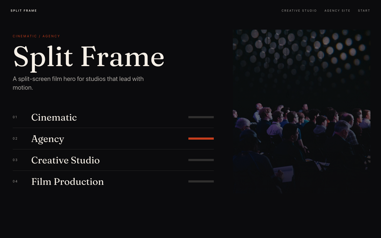Split Frame preview
