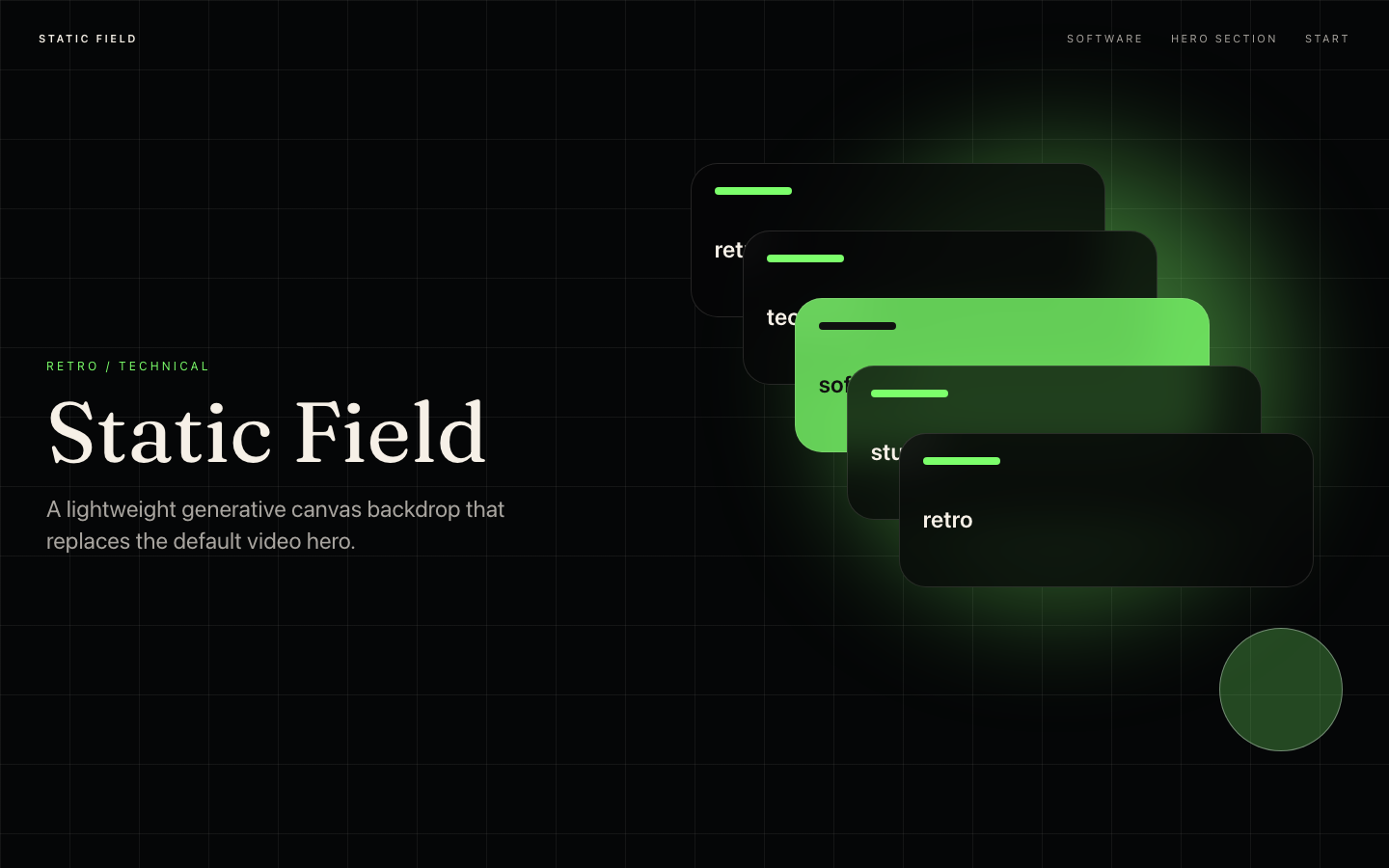 Static Field preview