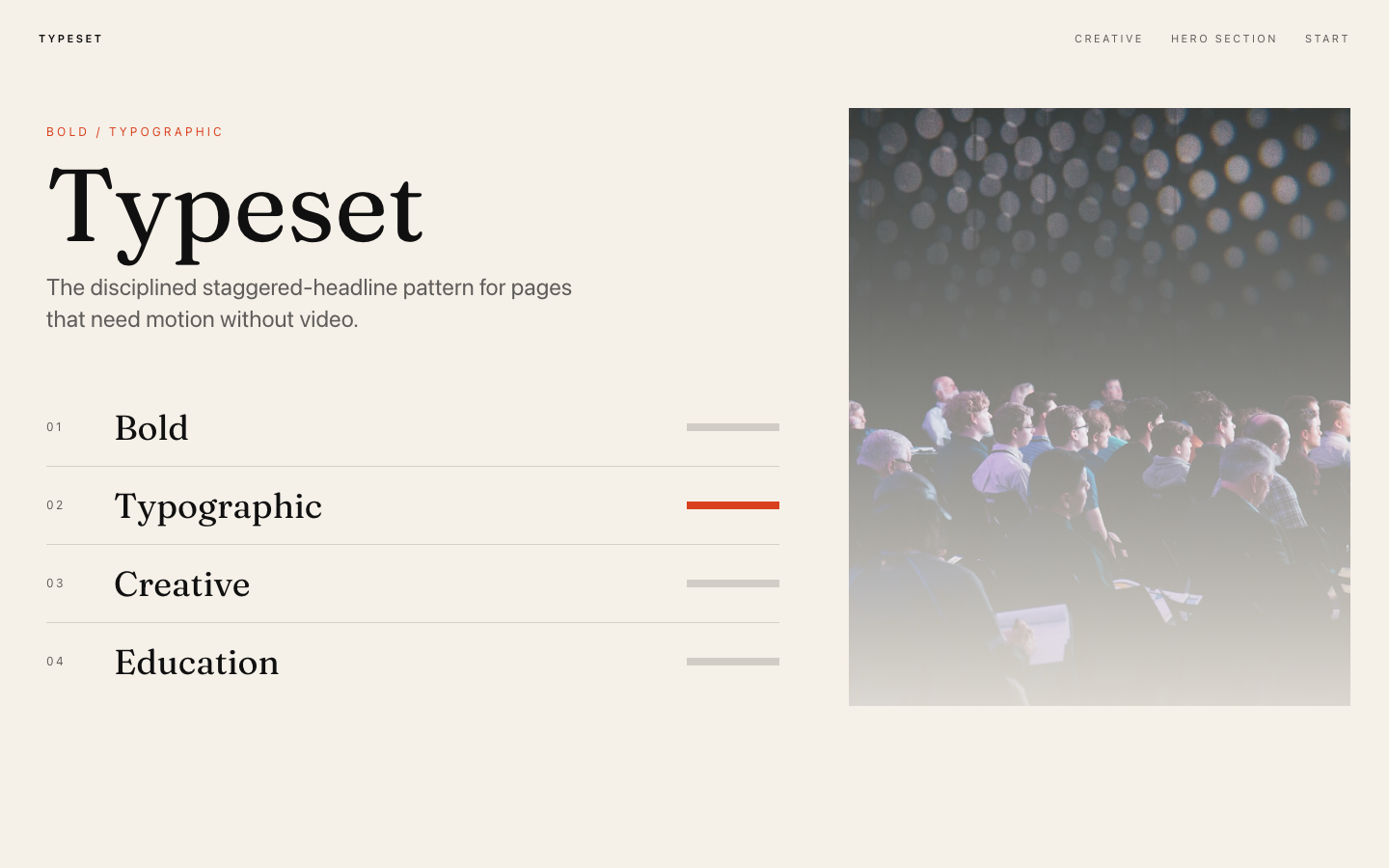 Typeset preview